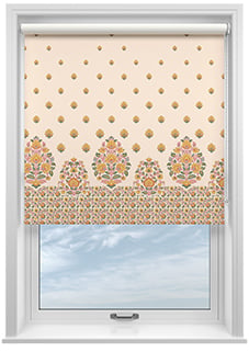 Petal & Block Nitara, Marigold - Twist & Fit Roller Blind